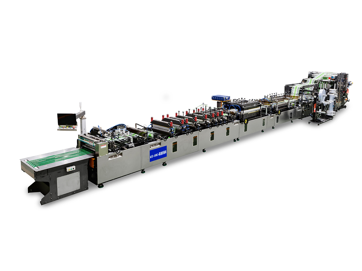 600C+ Mașină de fabricare a pungilor de etanșare multifuncțională de mare viteză